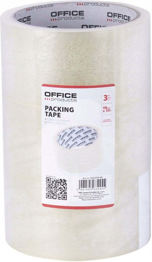 Office Products Ταινία Συσκευασίας Διάφανη 3τμχ