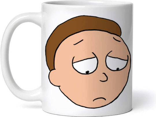 Rick And Morty Sad Morty Cană Ceramică Albă 330ml