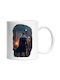 Batman Superheroes Dc Gotham Rain City Movie Lovers Cană Ceramică Albă 330ml