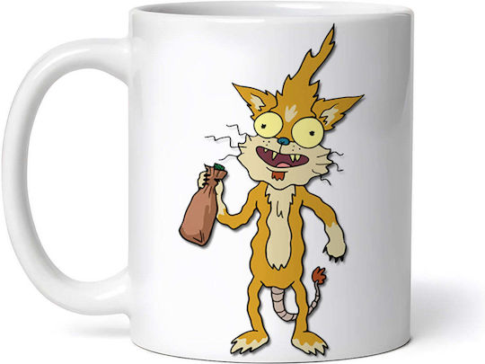Rick And Morty Squanchy Cană Ceramică Albă 330ml Personalizată