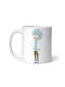 Rick And Morty Rick Sanchez Surprins Cană Ceramică Albă 330ml