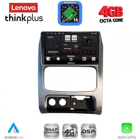 Lenovo Автомобилна Аудио Система за Jeep Cherokee / Liberty 2002-2007 (Bluetooth/USB/WiFi/GPS/Apple CarPlay/Android Auto) с Touch Screen 9"