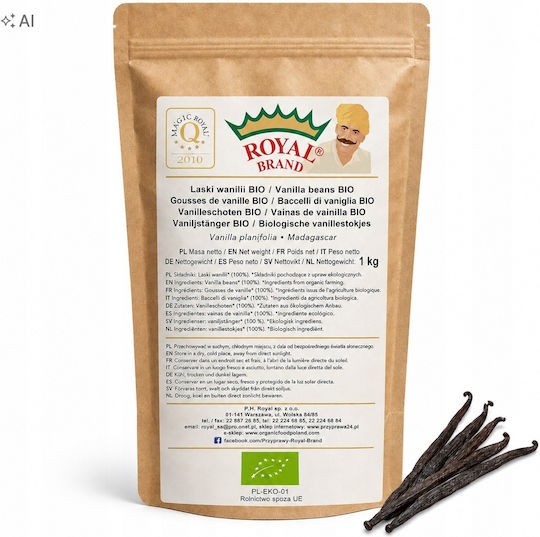 Royal Brand Βιολογική Βανίλια σε Στικ 1000gr