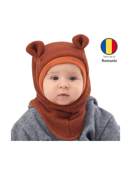 Παιδικό Σκουφάκι Fleece Καφέ