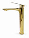 Mixing Sink Faucet Tall Gold