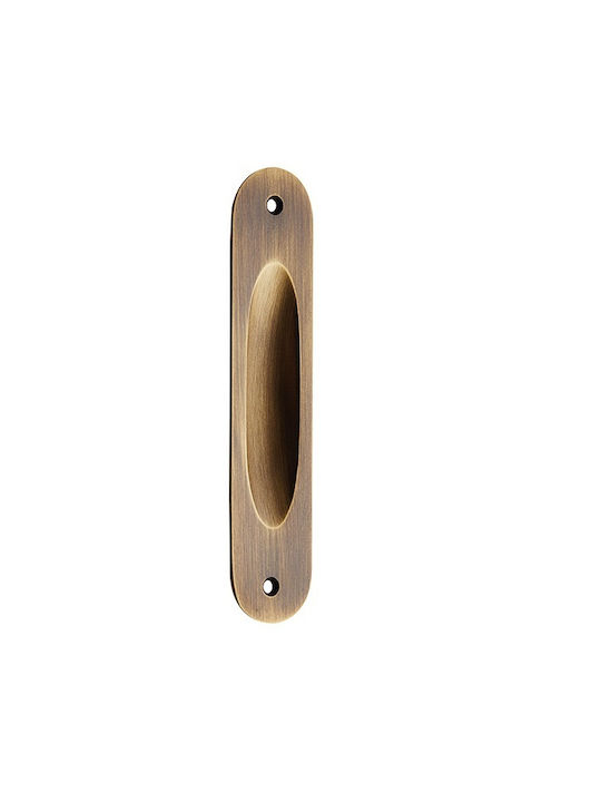 Zogometal 220 Bronze Türdrücker Ohne Loch 34mm 220-04