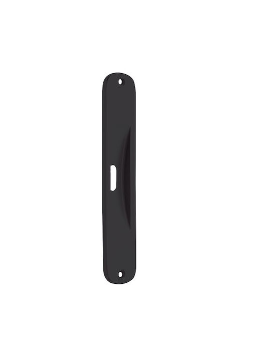Zogometal 219 Türdrücker mit Schlüsselloch Schwarz 34mm 219-86