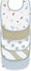 Laessig Fruits Σαλιάρα Υφασμάτινη Light Blue/light Khaki 5τμχ