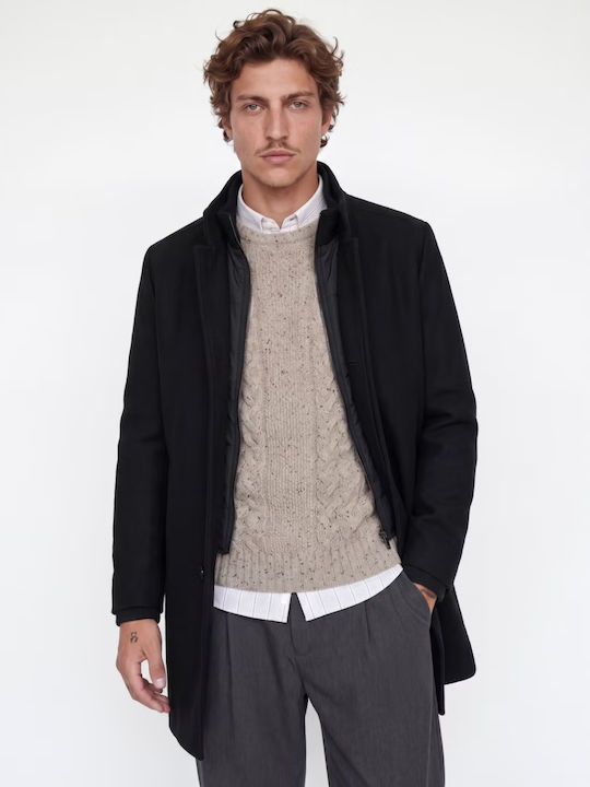 Jack & Jones Ανδρικό Παλτό Dark Navy