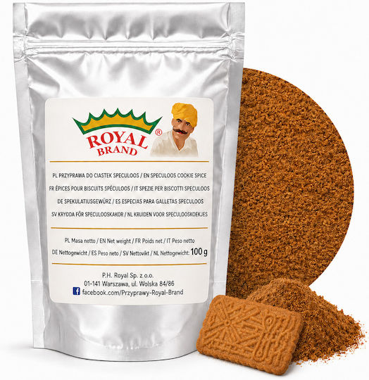 Amestec De Condimente Pentru Biscuiți Speculoos 100 G – Scorțișoară Cuișoare Cardamom Și Ghimbir Royal Brand