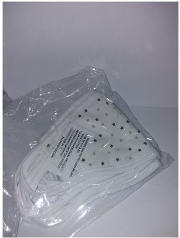 Natural Care Professional Protective Fabric Mask for Kids White 2079012 1pc
