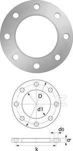 Kan-therm Стоманена Скоба За Подпора На Тръби Pn16 40mm 04109140