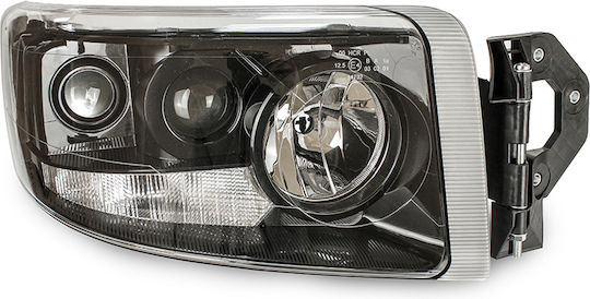 Headlight Right Renault Premium Ii 2007-2014 Manual Adjustment Black Frame Black Frame 505718