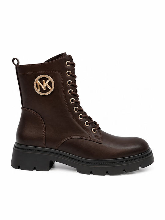 Stiefeletten Damen Braun