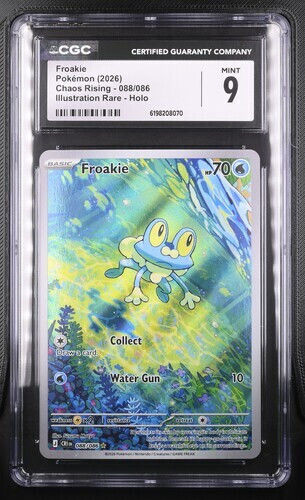 Froakie Chaos Rising #088 Cgc Mint 9