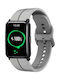 Gummi-Armband Grau 20mm