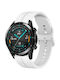 Gummi-Armband Weiß 42mm