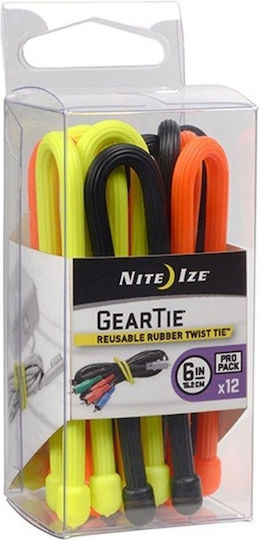 Niteize Plastik Kabelbinder x8mm (12 Stück) GTPP6-A1-R8