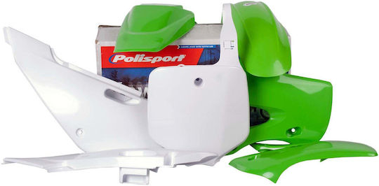 Κιτ Πλαστικών Mx Polisport Kawasaki Klx110-2002-09 Oem Color