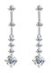 Brizzling Ohrringe Hängend mit Diamant