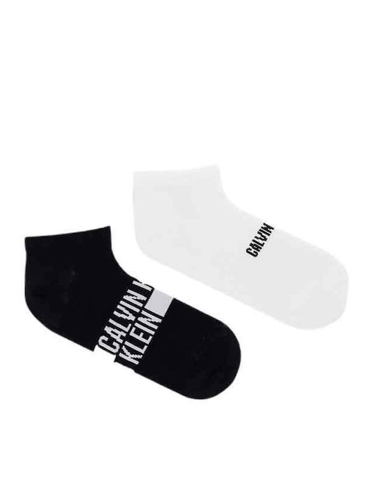 Calvin Klein Ανδρικές Κάλτσες Λευκό Και Μαύρο Χρώμα 2Pack