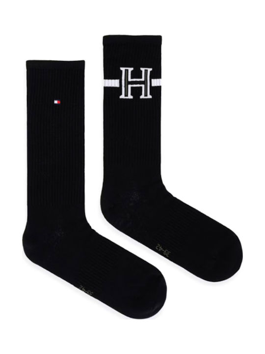 Tommy Hilfiger Мъжки Чорапи Бяло- Черно 2Pack