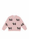 Kinderoberteile Langärmelig Pullover Farbe Rosa