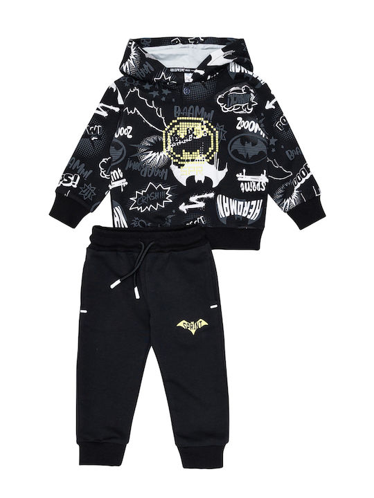 Kids Sweatpants Set Black