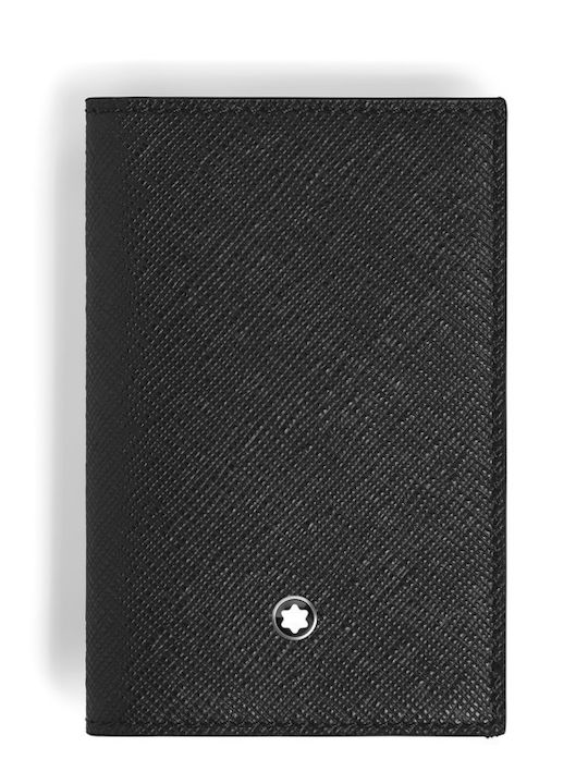 Sartorial Leather Men's Card Wallet Black