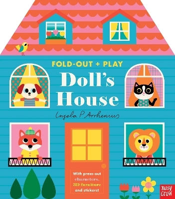 Fold-out Play Doll's House Build Your Own 3d House With Interactive Play Pieces And Stickers Ltd