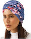 Elecool Damen Weiches Haar Stirnband Blau Blumen