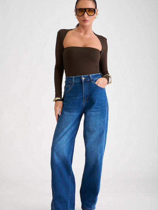 Women's Jean Pants in Balloon Leg Style