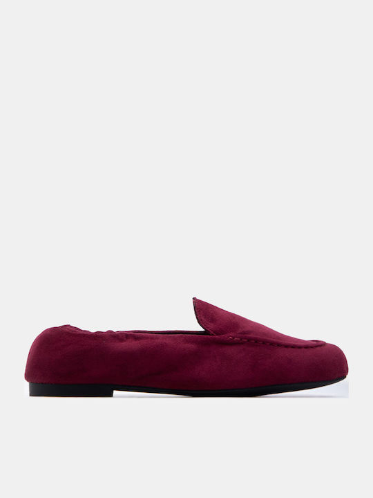 Luigi Damen Faulenzer in Burgundischer Farbe