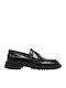 Leather Men's Loafers in Black Colour