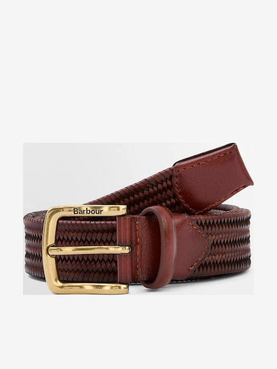 Barbour Herren Gürtel aus Leder Braun