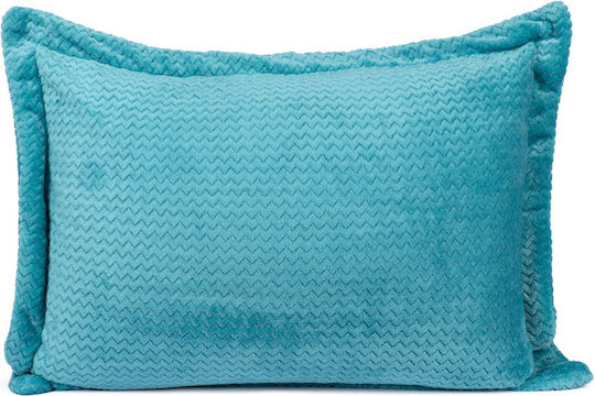 Mc Decor Oxford Kissenbezug Aqua 50x70cm