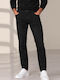 Men's Tapered Jeans Pants Solid Black