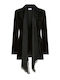 Marella Damen Samt Blazer Schwarz