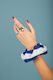 Chaton Scrunchie Blau