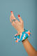 Chaton Scrunchie Hellblau