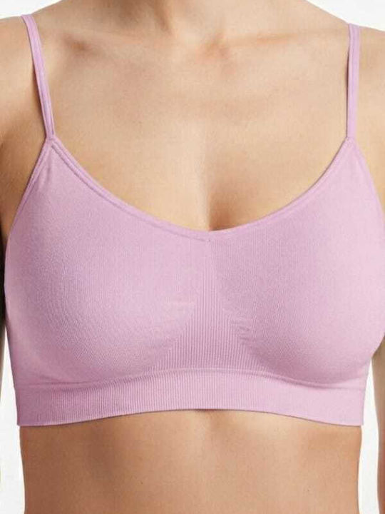 Damen Sport-BH Flieder mit Leichter Polsterung