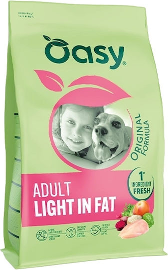 Oasy Light In Fat 2kg Trockenfutter für Diät für Erwachsene kastrierte Hunde