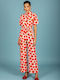 Damen Jumpsuit Rot