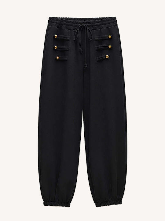 Lumina Women's Fabric Trousers Black
