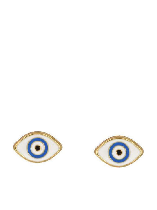 Kontopoulos Gold 9K Stud Earrings