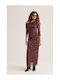 Rochie Maxi Burgundy