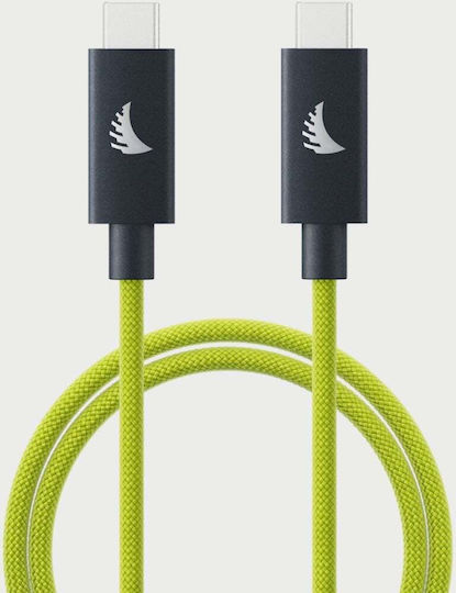 USB To Type-C Кабел 5A Зелен 1м SP01_15499592