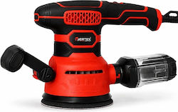 Vertex VSM106A Exzenterschleifer 125mm Elektrisch 450W mit Geschwindigkeitseinstellung und mit Staubabsaugsystem