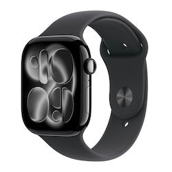Apple Watch Series 11 Aluminium 46mm Refurbished Grade A Jet Black με Black Sport Band (M/L) Apple Watch Series 11 Aluminium 46mm Refurbished Grade A Jet Black με Black Sport Band (M/L)
