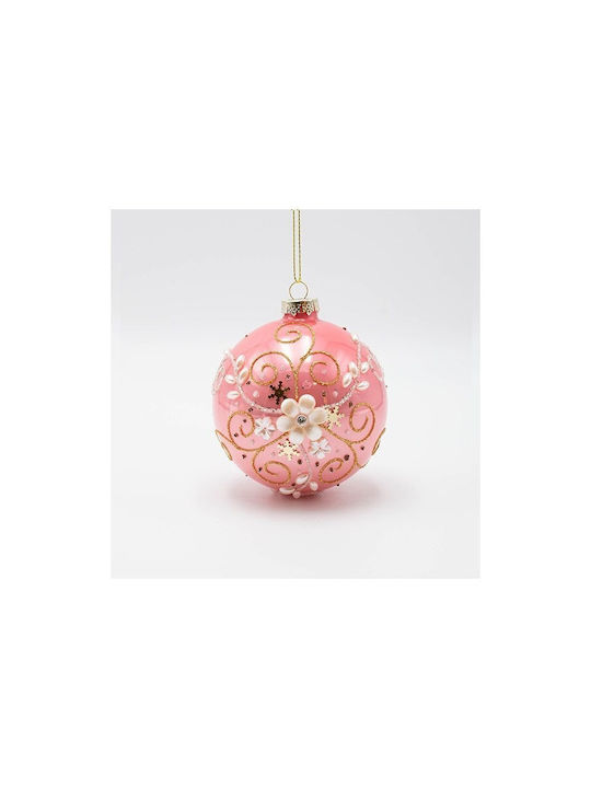 Set 4 Glasartige Kugel Ornamente 8cm